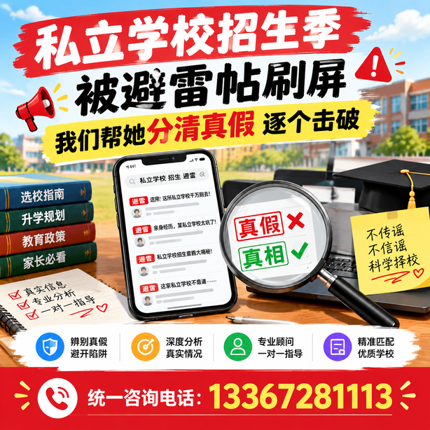湖州小红书舆情合规处置：私立学校招生季被避雷帖刷屏，我们帮她分清真假逐个击破